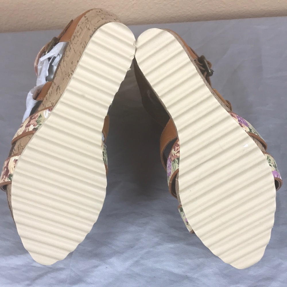 80%20 Willa Buckled Wedge Sandals Size 8.5 M - Picture 6 of 7